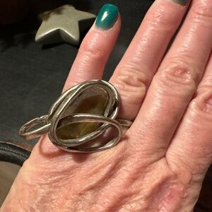 Artisan Silver Double Finger Ring